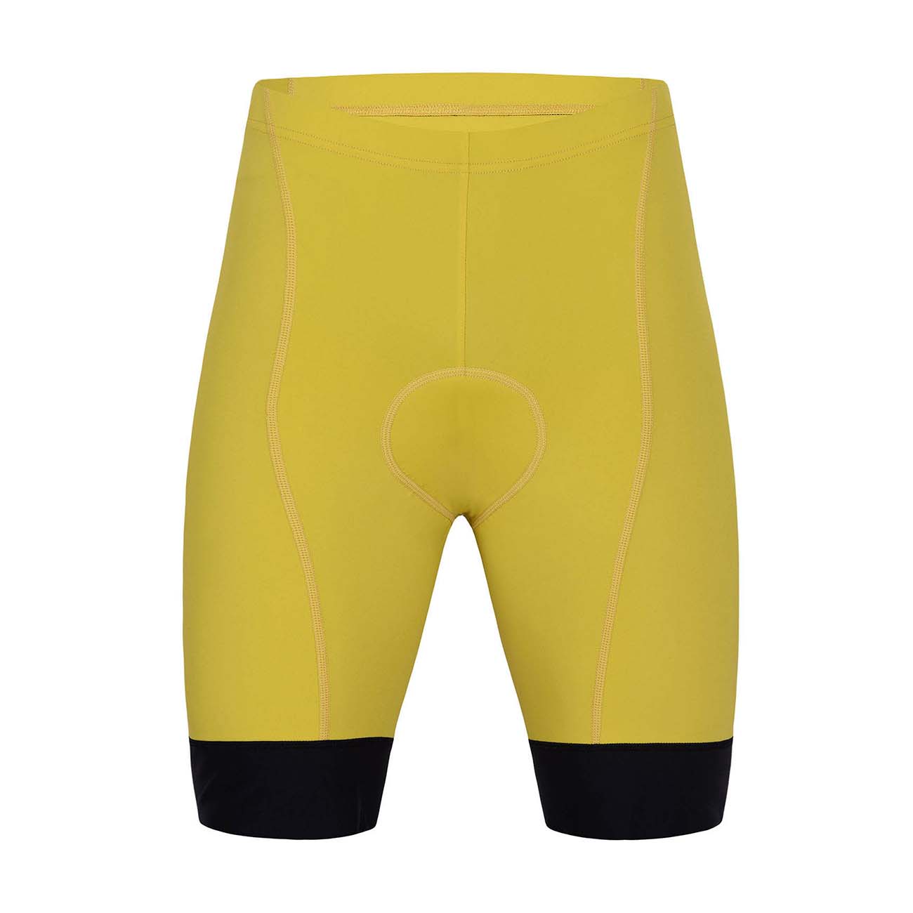 
                HOLOKOLO Cyklistické kalhoty krátké bez laclu - ELITE - žlutá/černá 2XL
            