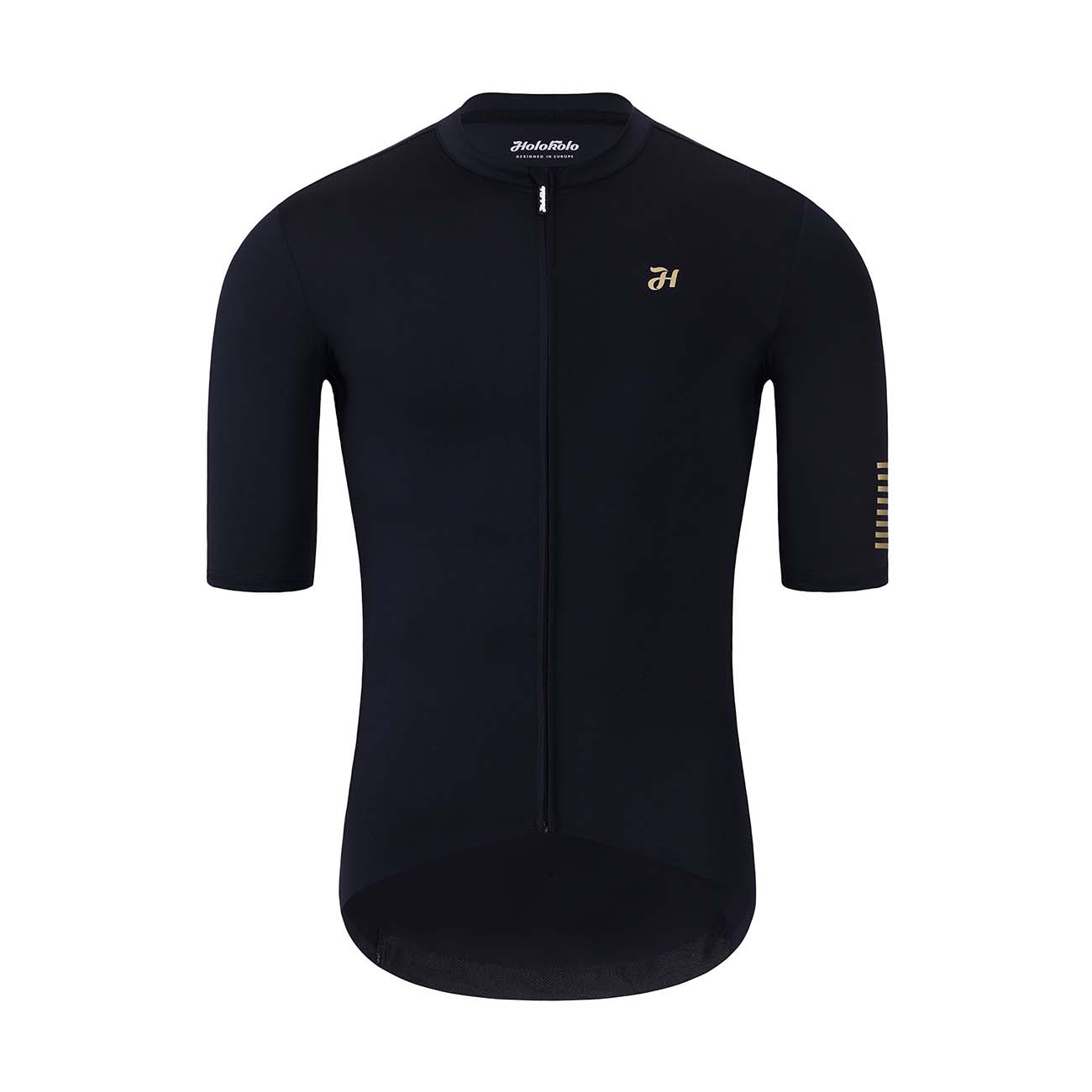 
                HOLOKOLO Cyklistický dres s krátkým rukávem - VICTORIOUS GOLD - černá XL
            