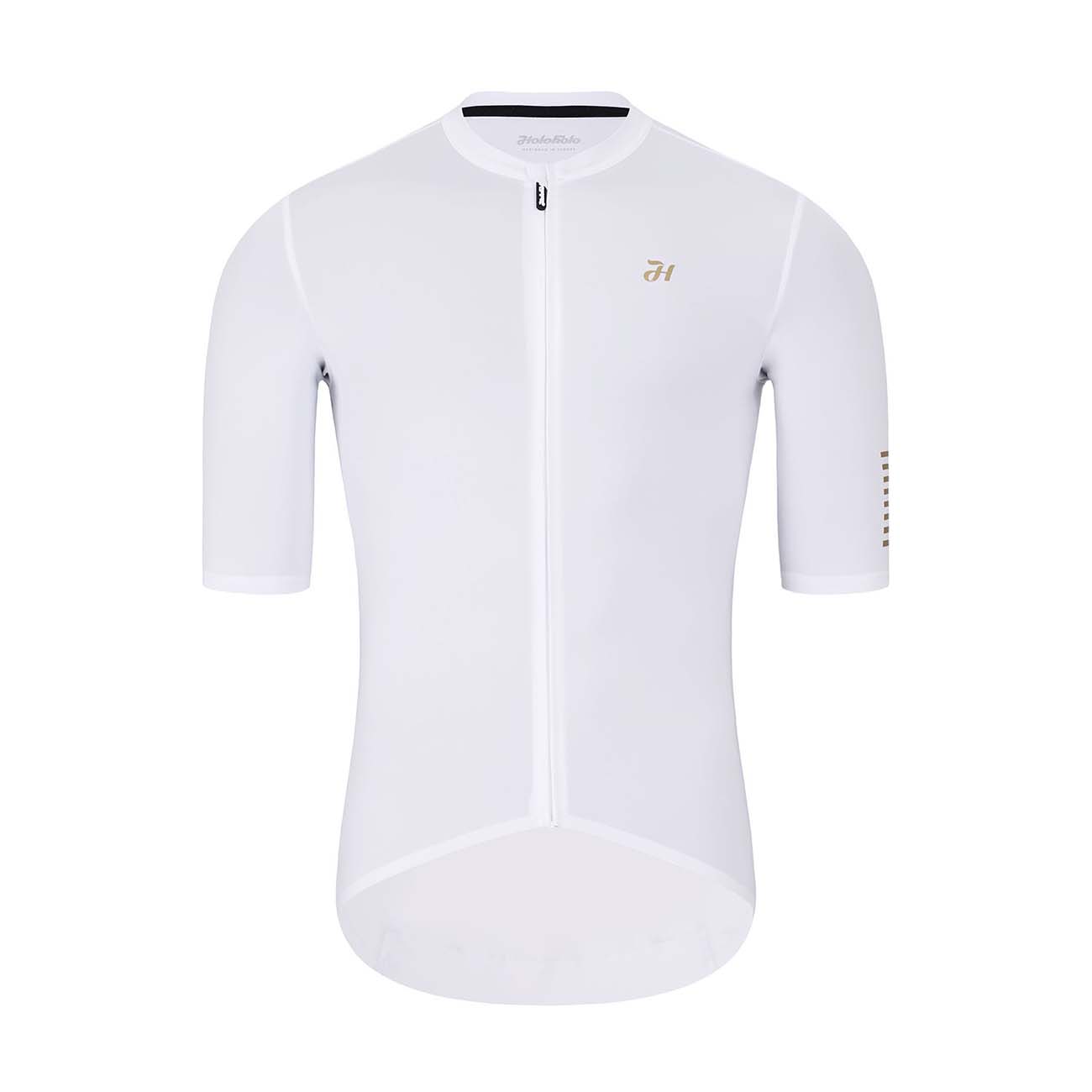 
                HOLOKOLO Cyklistický dres s krátkým rukávem - VICTORIOUS GOLD - bílá XS
            