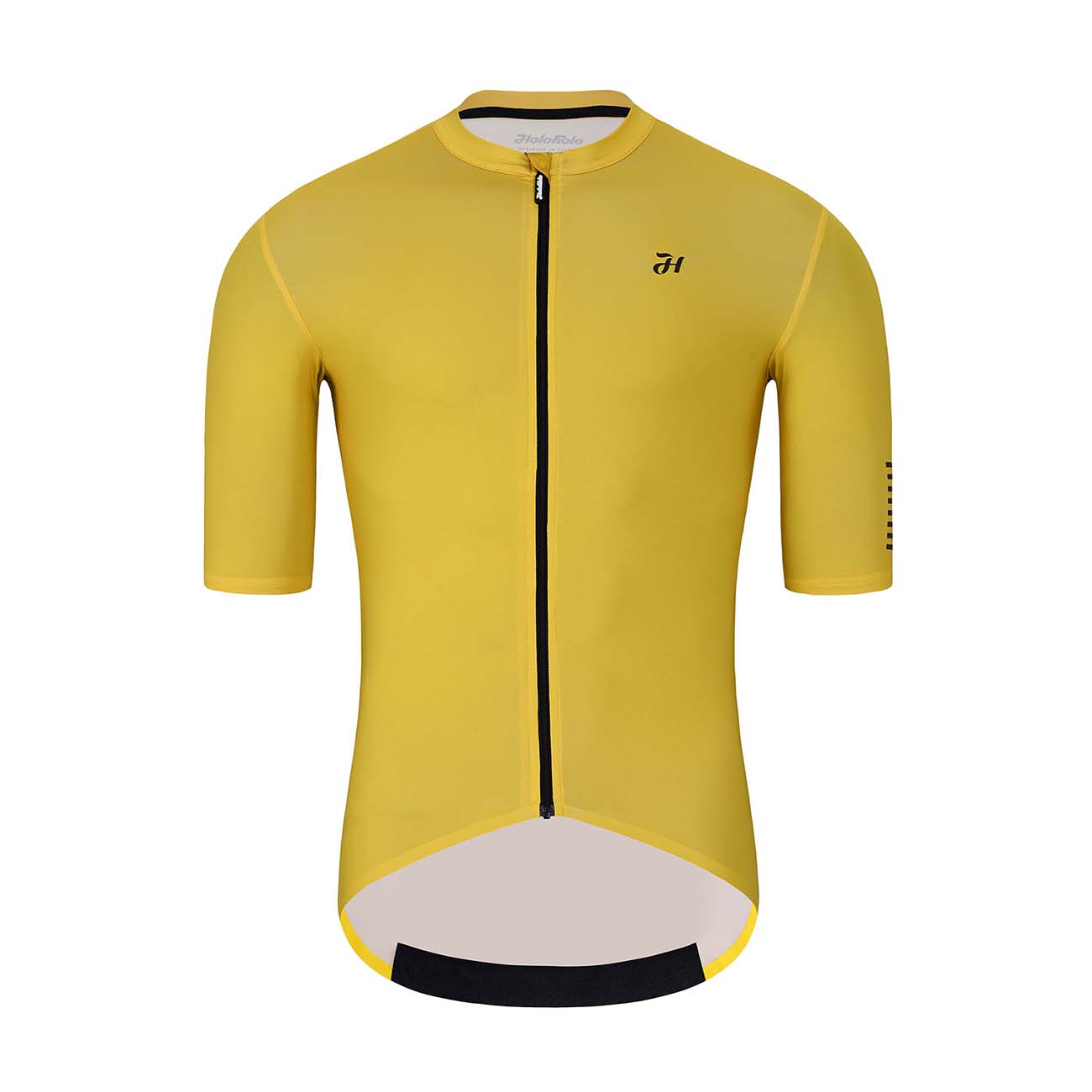 
                HOLOKOLO Cyklistický dres s krátkým rukávem - VICTORIOUS - žlutá XL
            