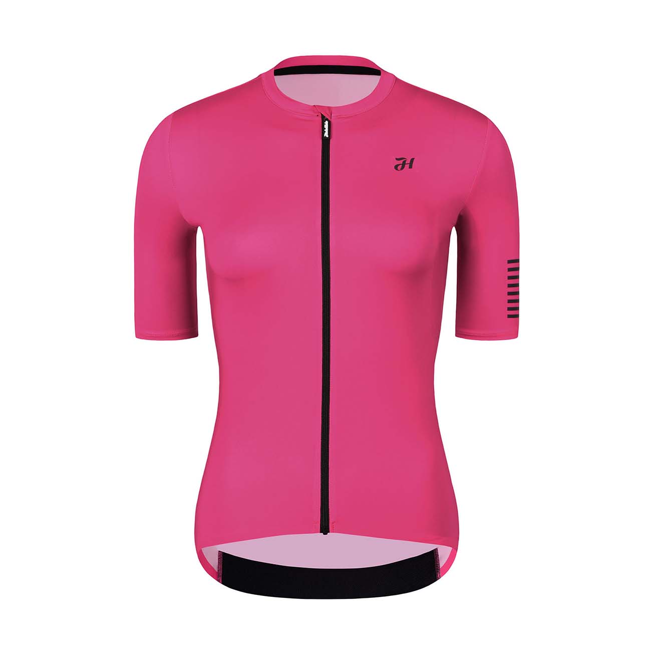 HOLOKOLO Cyklistický dres s krátkým rukávem - VICTORIOUS LADY - růžová 2XL