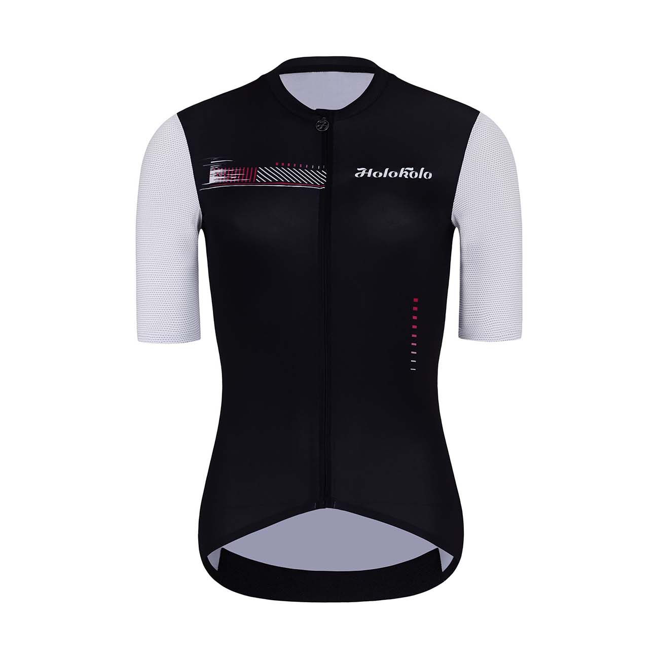
                HOLOKOLO Cyklistický dres s krátkým rukávem - VIBES LADY - černá/bílá S
            