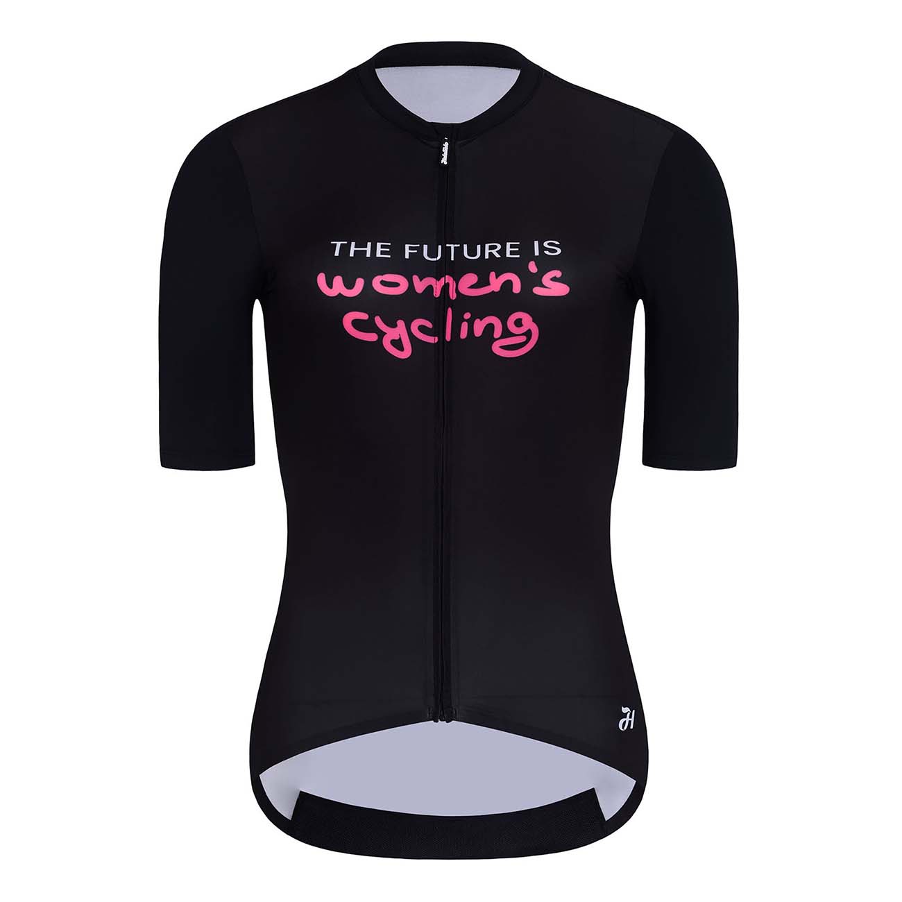 
                HOLOKOLO Cyklistický dres s krátkým rukávem - FUTURE ELITE LADY - černá/bílá/růžová XS
            