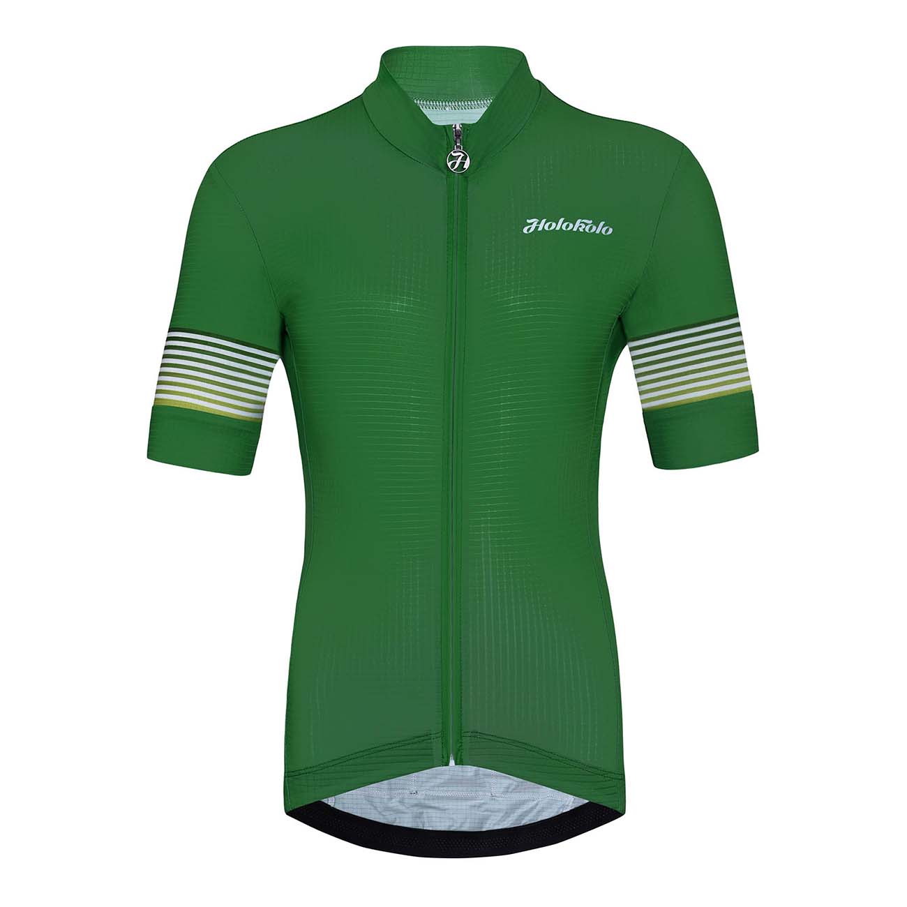 
                HOLOKOLO Cyklistický dres s krátkým rukávem - FLOW JUNIOR - vícebarevná/zelená XL-165cm
            