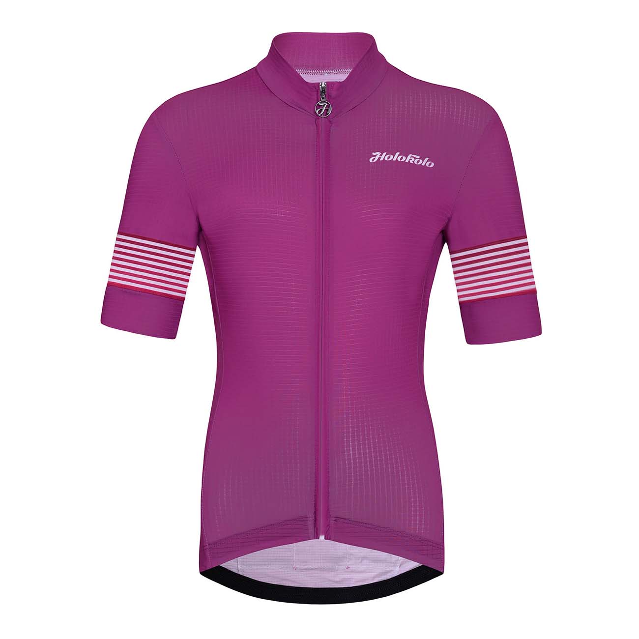 
                HOLOKOLO Cyklistický dres s krátkým rukávem - FLOW JUNIOR - vícebarevná/růžová M-145cm
            