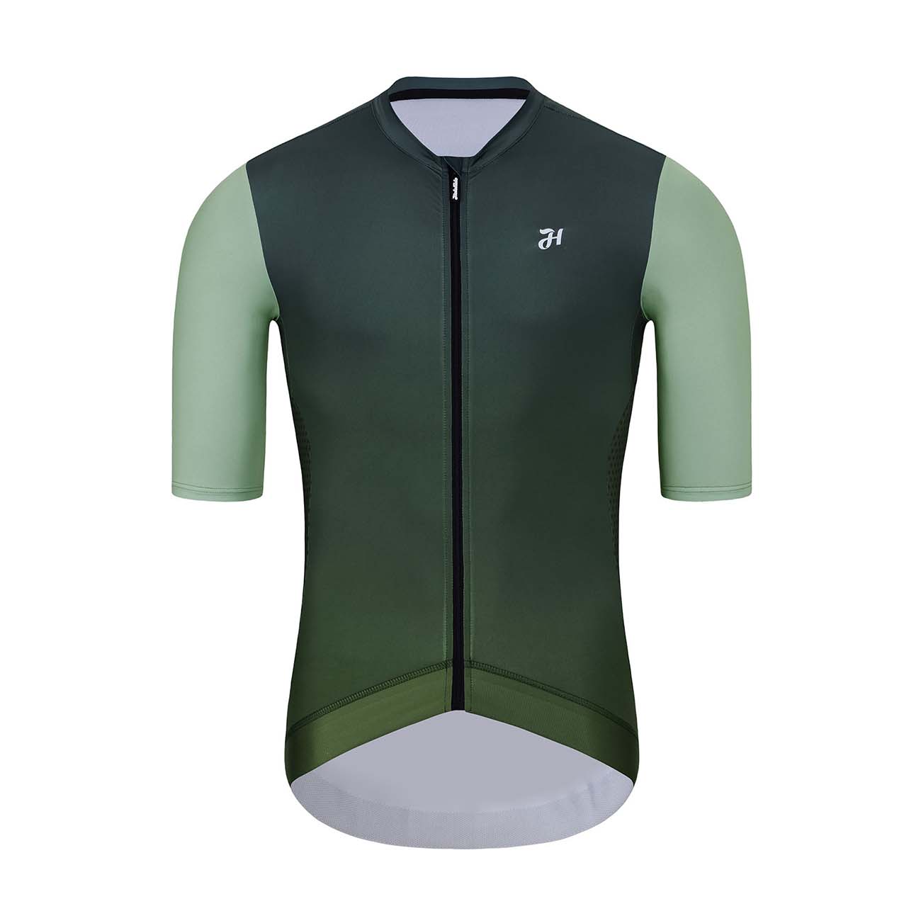 Levně HOLOKOLO Cyklistický dres s krátkým rukávem - INFINITY - zelená 6XL