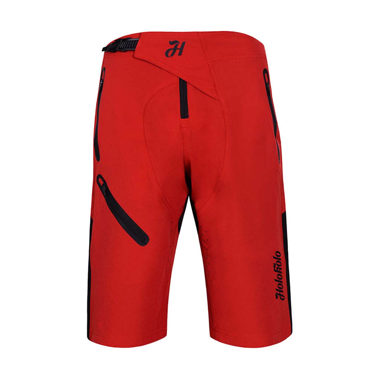 HOLOKOLO Cyklistické kalhoty krátké bez laclu - TRAILBLAZE - červená 2XL
