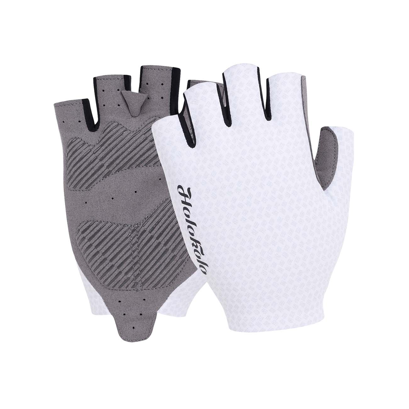 
                HOLOKOLO Cyklistické rukavice krátkoprsté - SUNSPEED - bílá XL
            