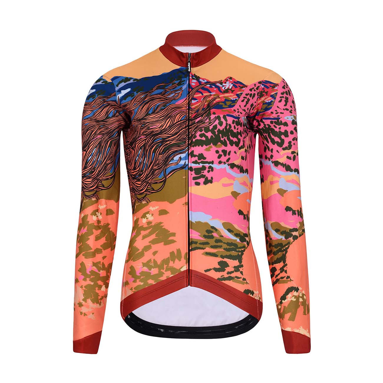 
                HOLOKOLO Cyklistický dres s dlouhým rukávem zimní - FREE LADY WINTER - vícebarevná L
            