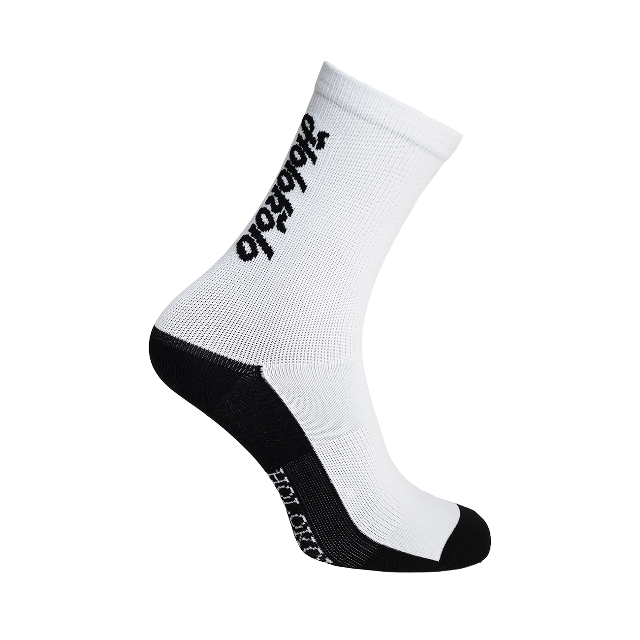 
                HOLOKOLO Cyklistické ponožky klasické - LINEAL - černá/bílá UNI
            