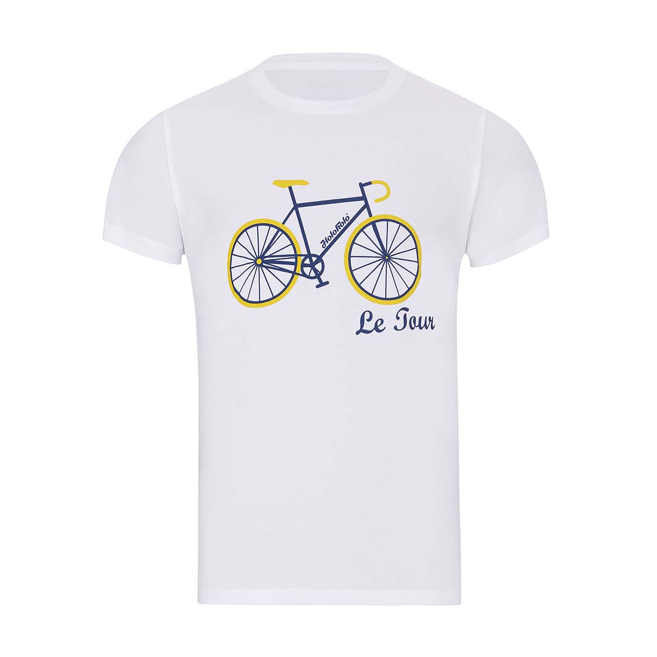 
                NU. BY HOLOKOLO Cyklistické triko s krátkým rukávem - LE TOUR LEMON II. - bílá 3XL
            