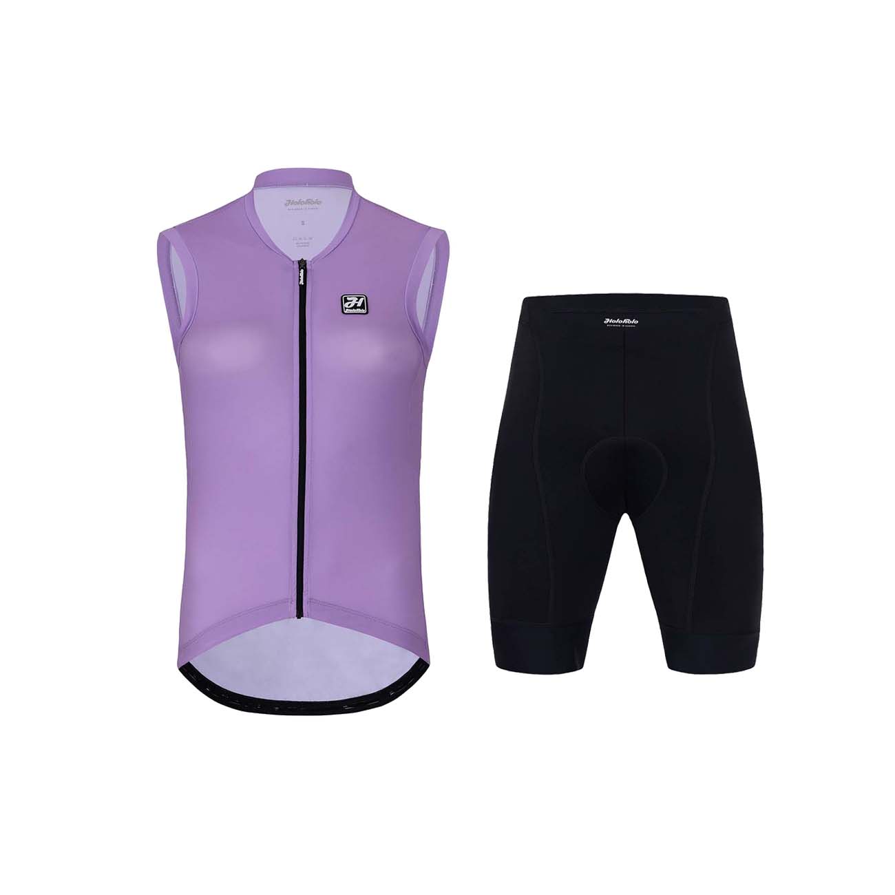 
                HOLOKOLO dres bez rukávů a krátké kalhoty - PURE LADY - černá/fialová
            