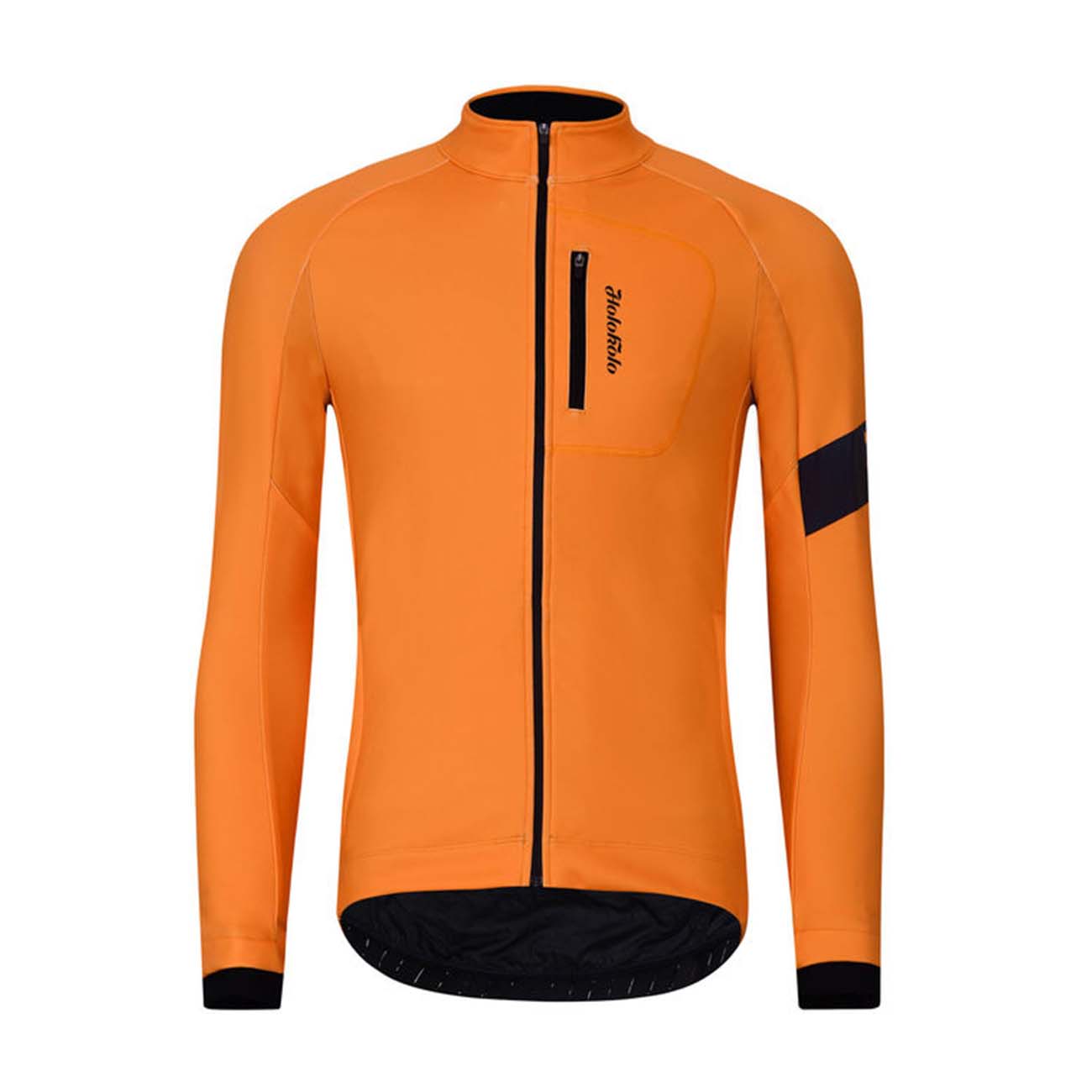 
                HOLOKOLO Cyklistická zateplená bunda - 2in1 WINTER - oranžová S
            
