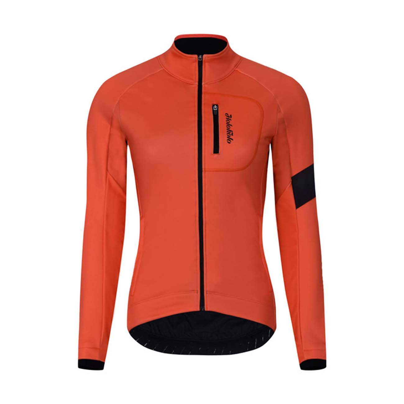 
                HOLOKOLO Cyklistická zateplená bunda - 2in1 WINTER LADY - oranžová/růžová L
            