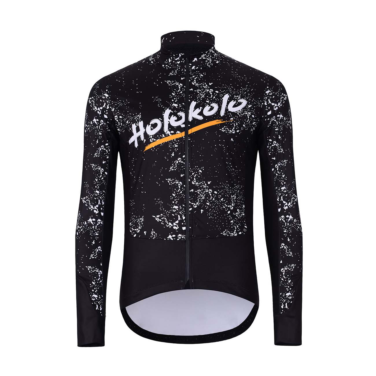 
                HOLOKOLO Cyklistická zateplená bunda - GRAFFITI - černá 5XL
            