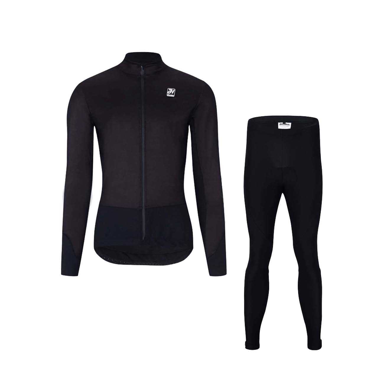 
                HOLOKOLO Cyklistická zimní bunda a kalhoty - CLASSIC LADY - černá
            