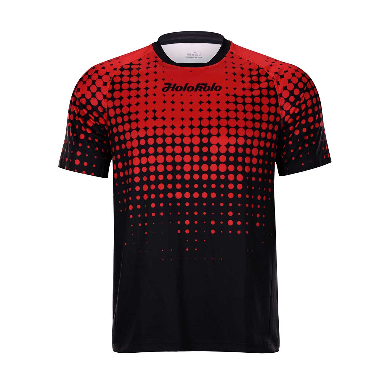 
                HOLOKOLO Cyklistický dres s krátkým rukávem - INFRARED MTB - černá/červená S
            