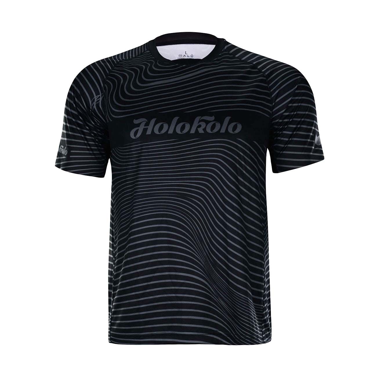 
                HOLOKOLO Cyklistický dres s krátkým rukávem - BLACK VIBE MTB - černá XS
            