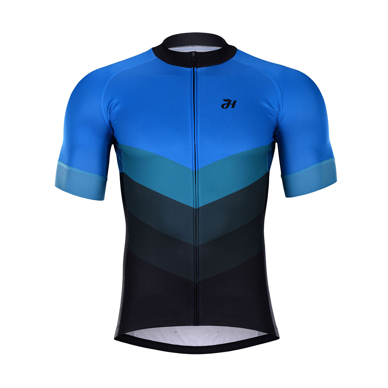 
                HOLOKOLO Cyklistický dres s krátkým rukávem - NEW NEUTRAL - modrá/černá XS
            