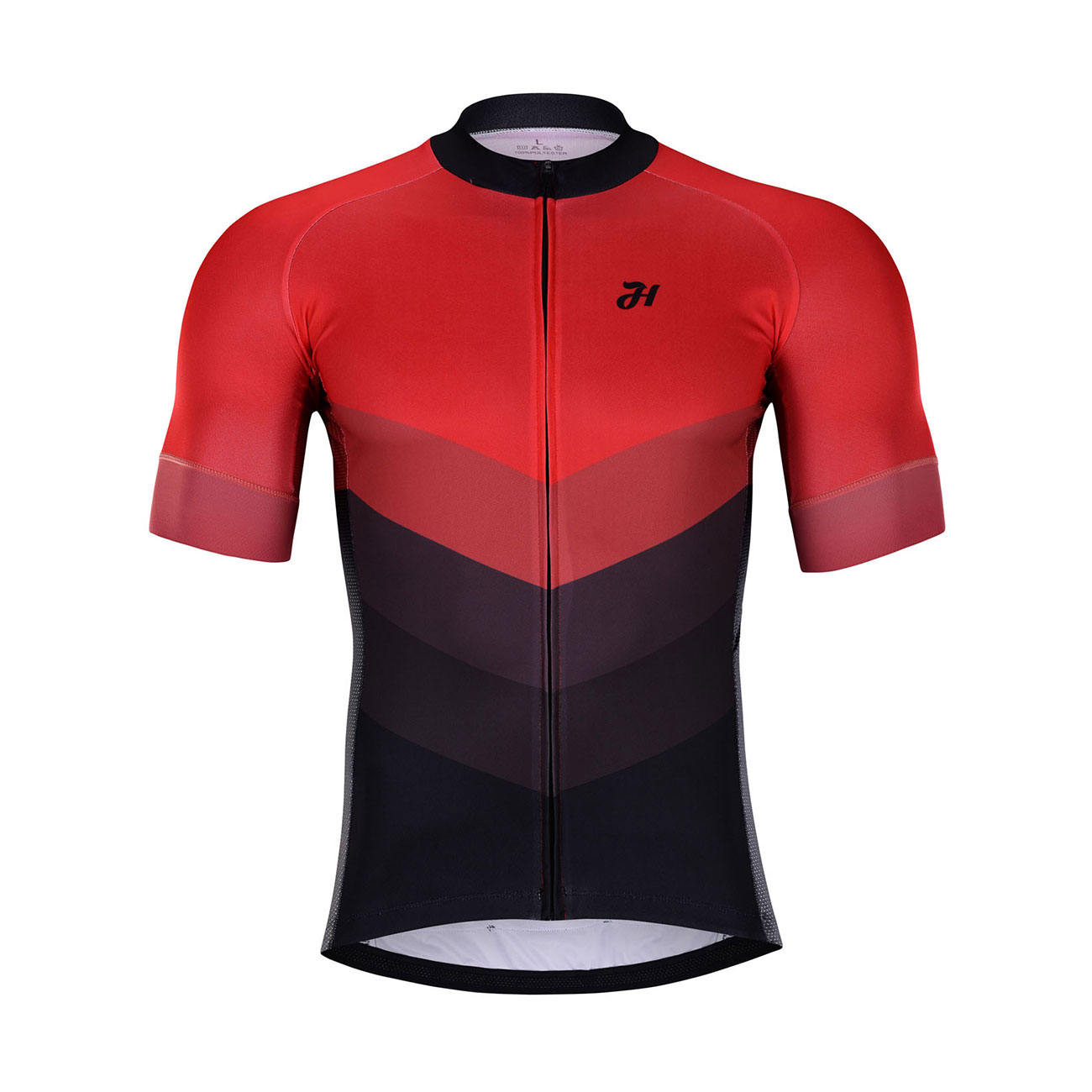 
                HOLOKOLO Cyklistický dres s krátkým rukávem - NEW NEUTRAL - černá/červená 2XS
            