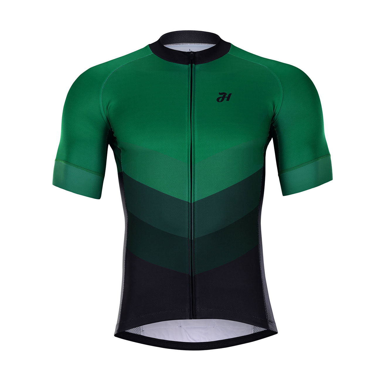 
                HOLOKOLO Cyklistický dres s krátkým rukávem - NEW NEUTRAL - zelená/černá XS
            