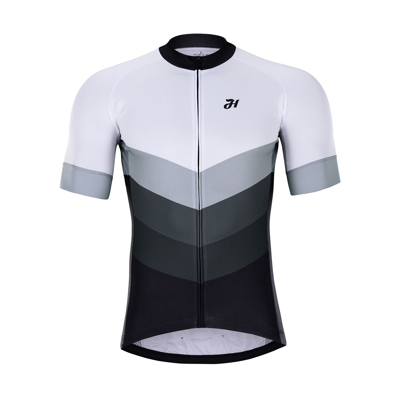 
                HOLOKOLO Cyklistický dres s krátkým rukávem - NEW NEUTRAL - černá/bílá
            