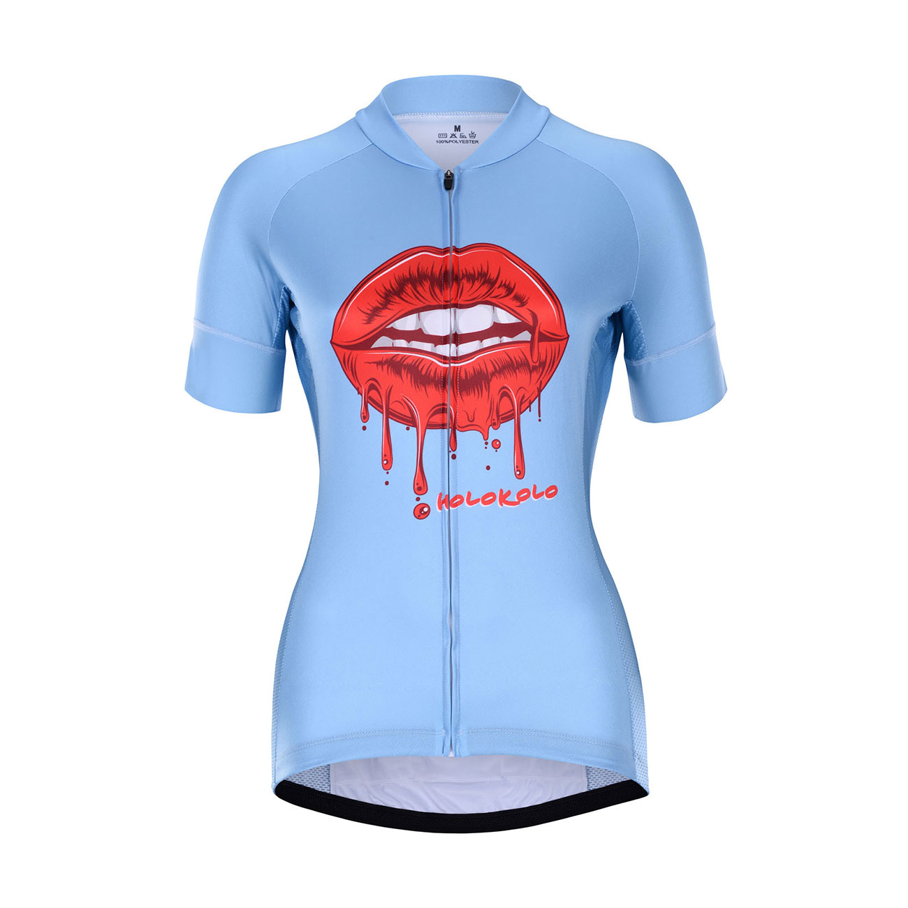 
                HOLOKOLO Cyklistický dres s krátkým rukávem - CASSIS LADY - modrá
            