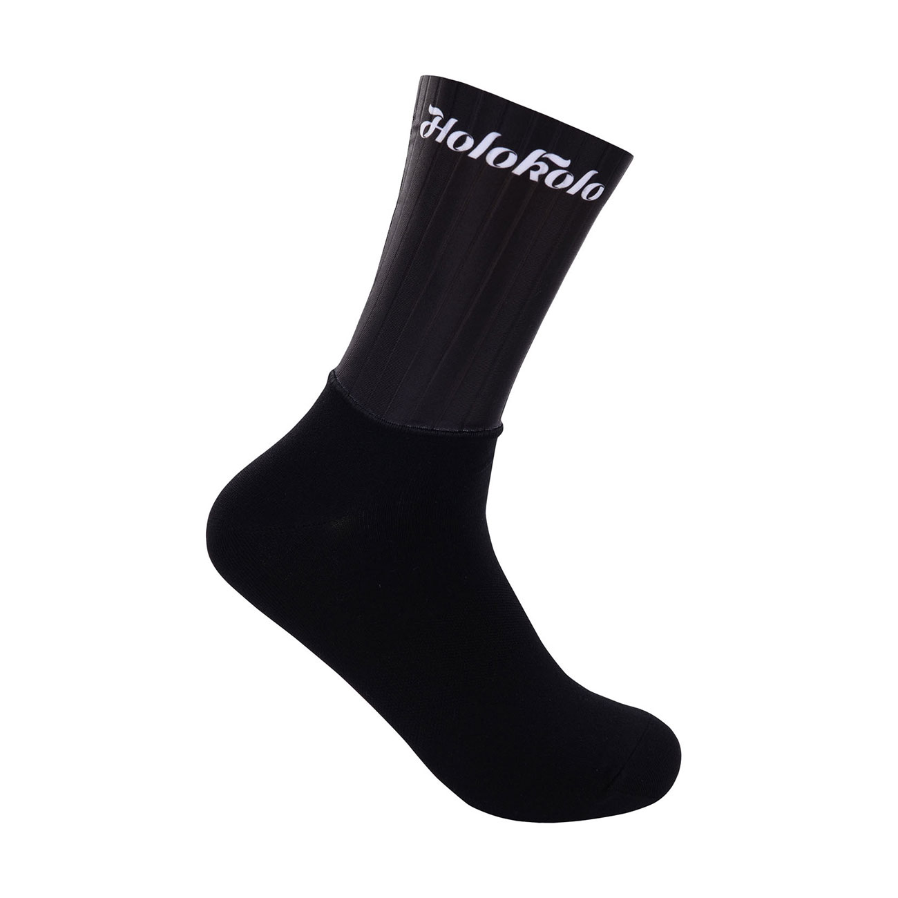 
                HOLOKOLO Cyklistické ponožky klasické - OBSIDIAN - černá L-XL
            