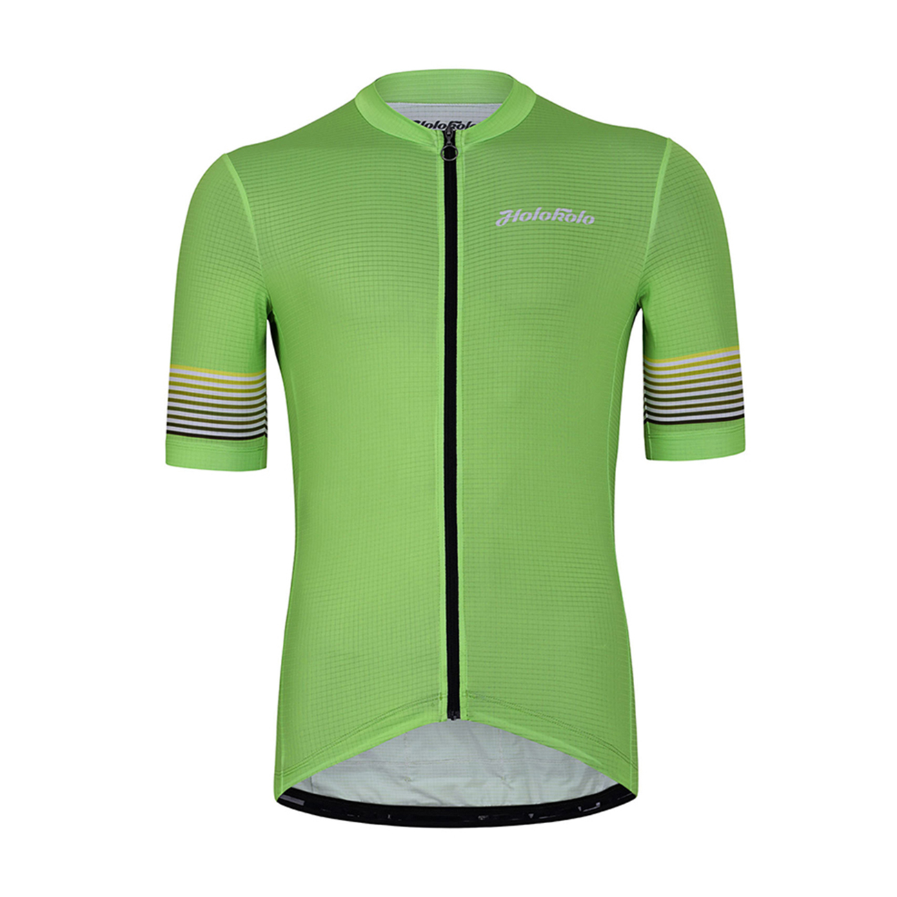 
                HOLOKOLO Cyklistický dres s krátkým rukávem - RAINBOW - zelená XL
            
