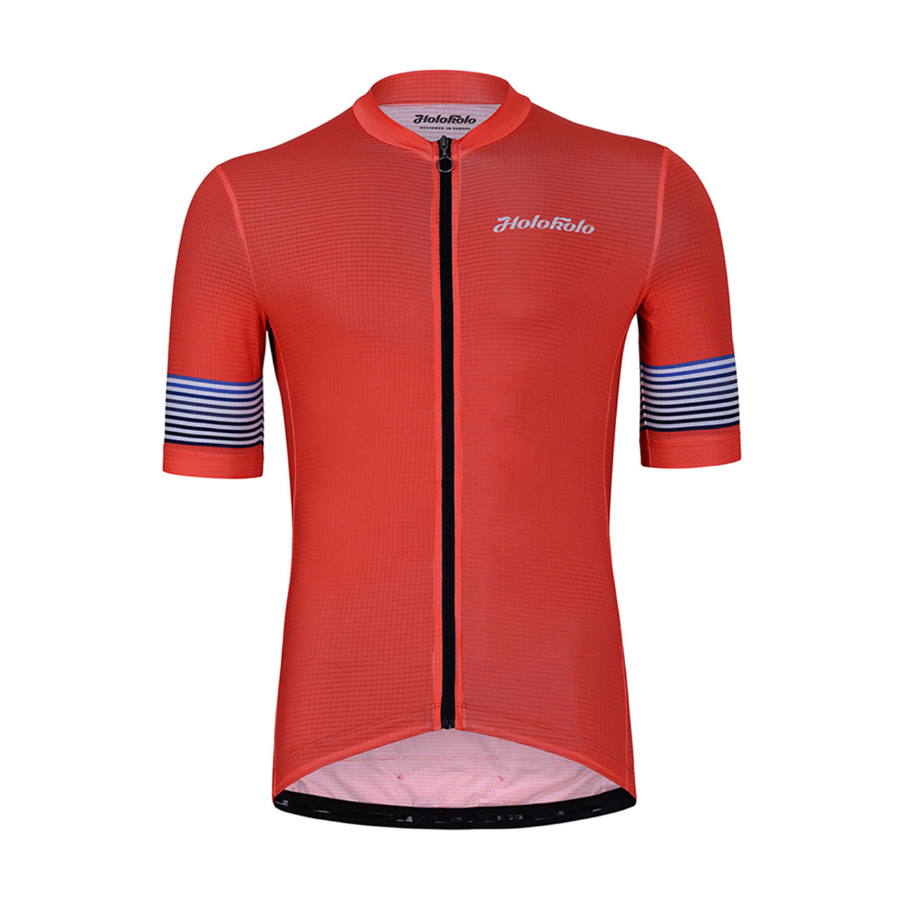 Levně HOLOKOLO Cyklistický dres s krátkým rukávem - RAINBOW - červená