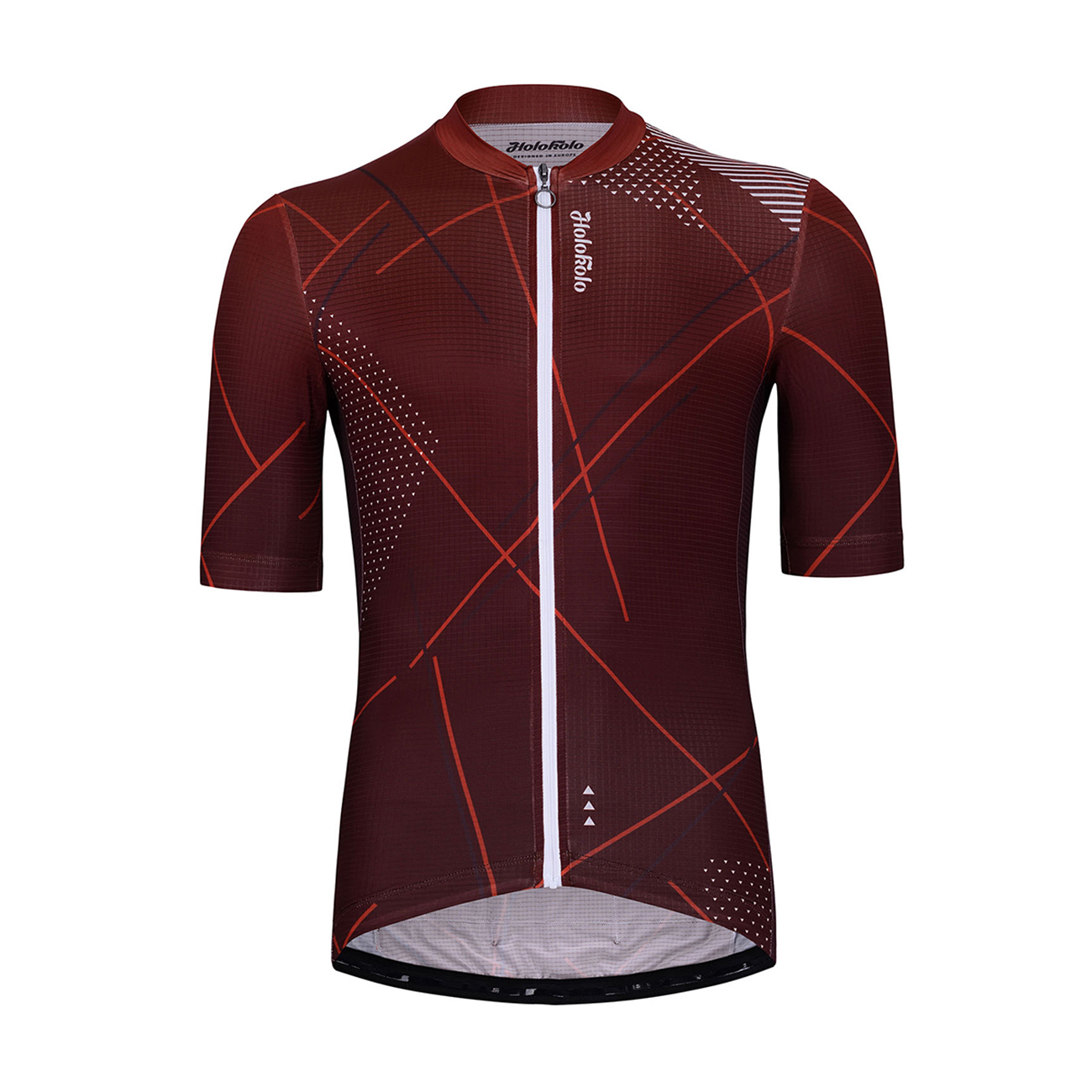 
                HOLOKOLO Cyklistický dres s krátkým rukávem - SPARKLE - červená
            
