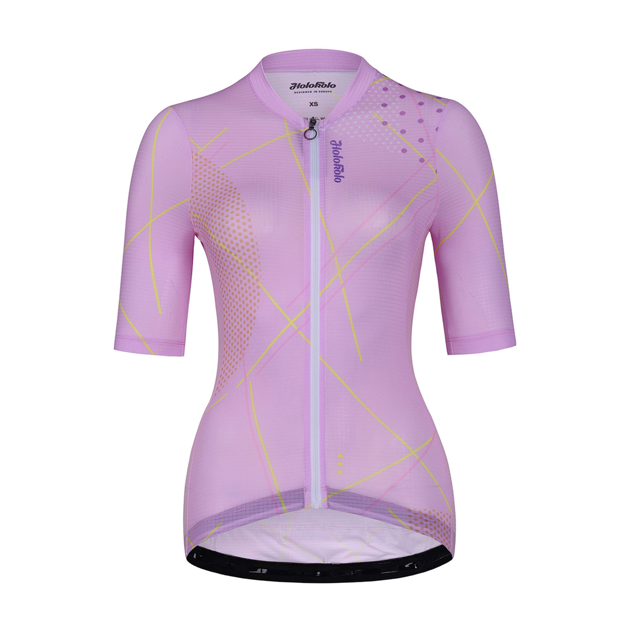 
                HOLOKOLO Cyklistický dres s krátkým rukávem - SPARKLE LADY - růžová XS
            