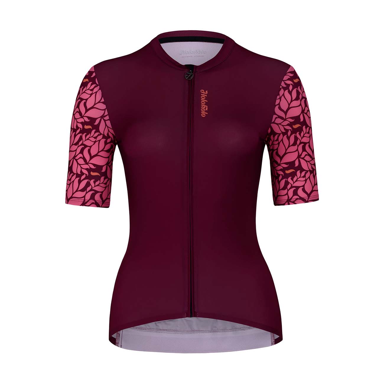 HOLOKOLO Cyklistický dres s krátkým rukávem - GLORIOUS ELITE LADY - fialová/růžová XL