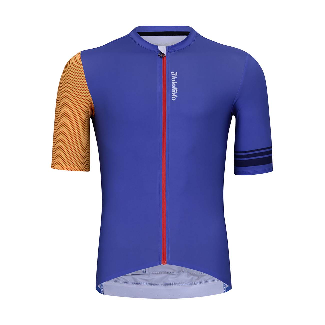 
                HOLOKOLO Cyklistický dres s krátkým rukávem - GREAT ELITE - modrá/oranžová S
            