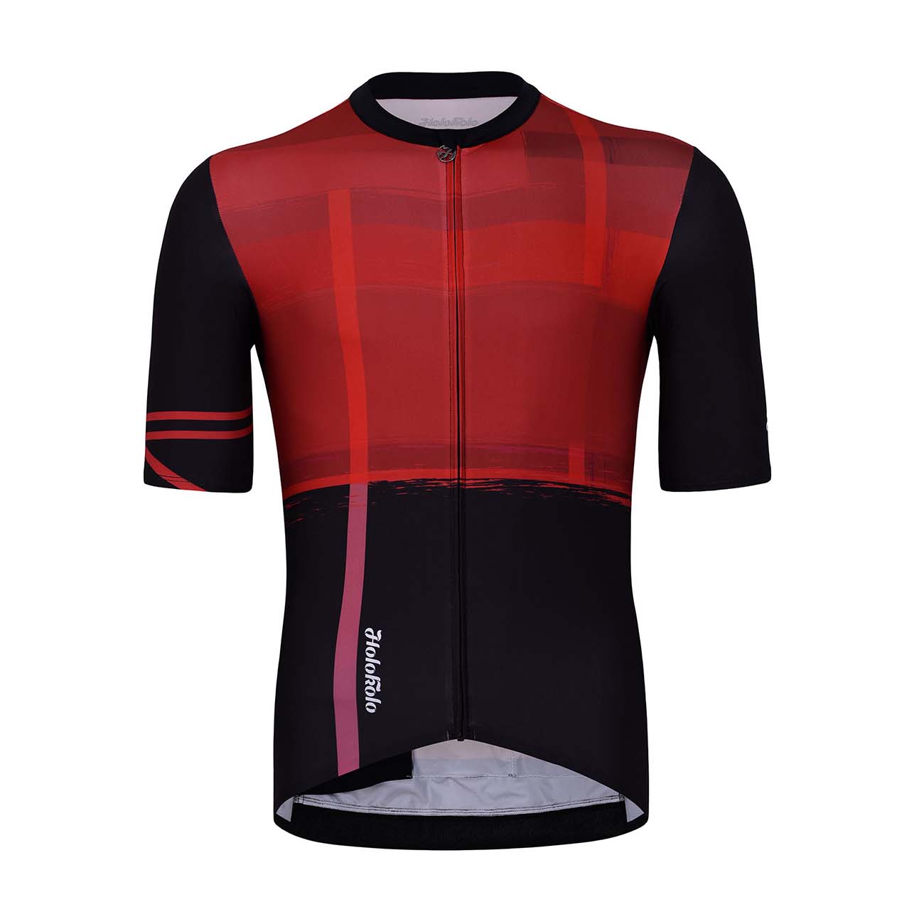 Levně HOLOKOLO Cyklistický dres s krátkým rukávem - AMOROUS ELITE - červená/černá M