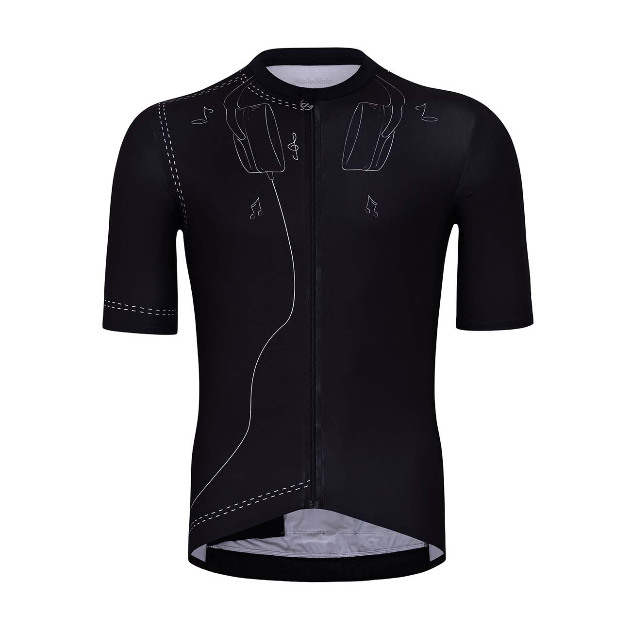 Levně HOLOKOLO Cyklistický dres s krátkým rukávem - PLAYFUL ELITE - černá XL