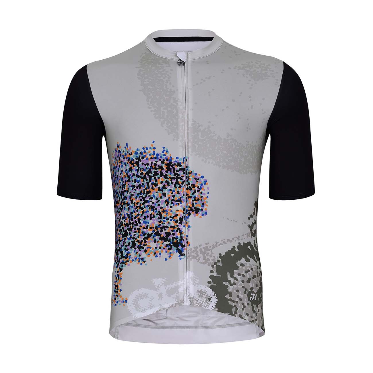 
                HOLOKOLO Cyklistický dres s krátkým rukávem - AMAZING ELITE - šedá/bílá/černá M
            