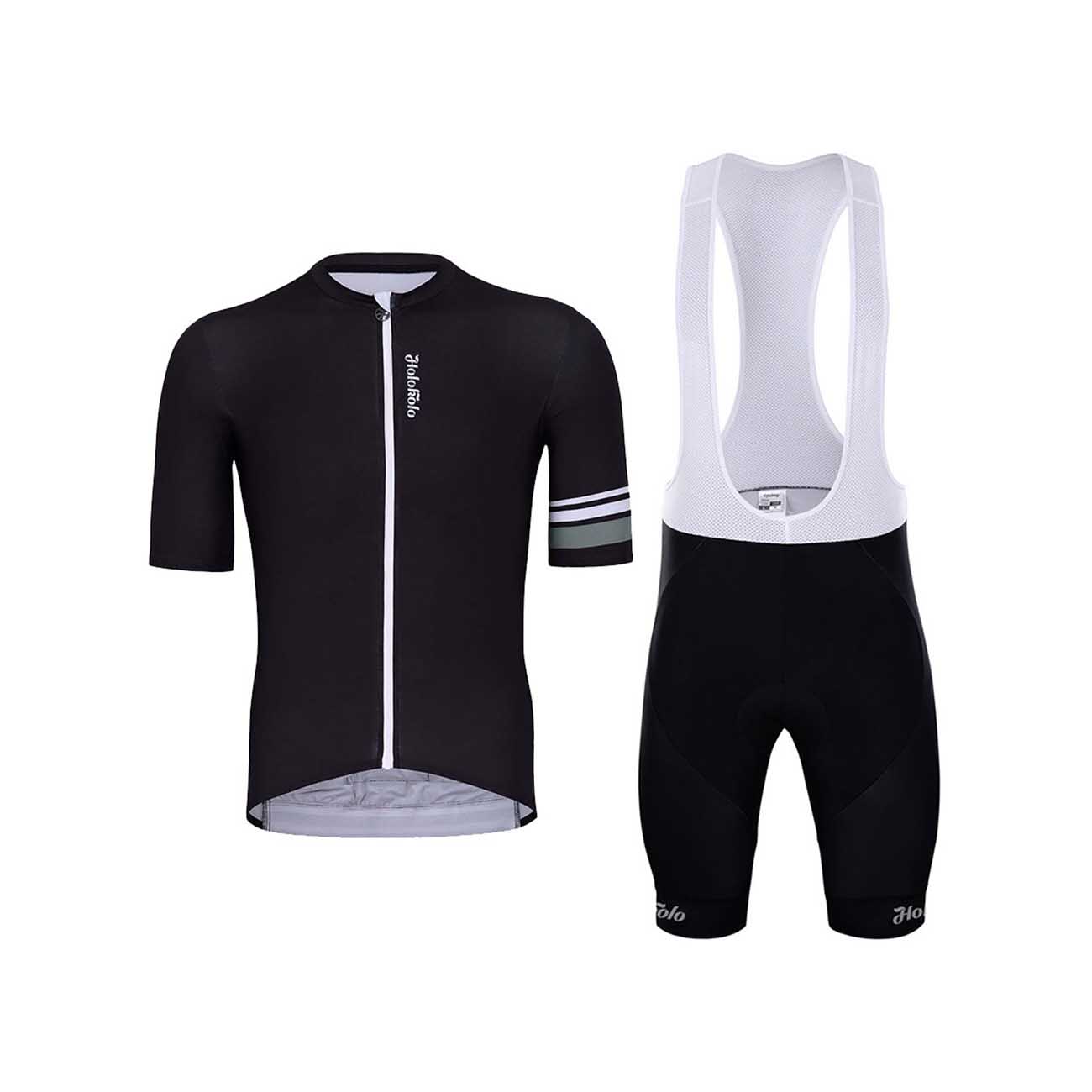 
                HOLOKOLO Cyklistický krátký dres a krátké kalhoty - CONTENT ELITE - černá
            