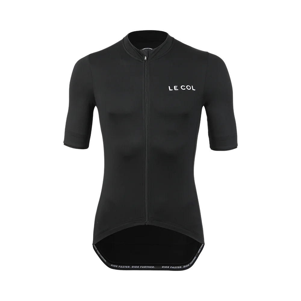 
                LE COL Cyklistický dres s krátkým rukávem - HORS CATEGORIE II - černá 2XL
            