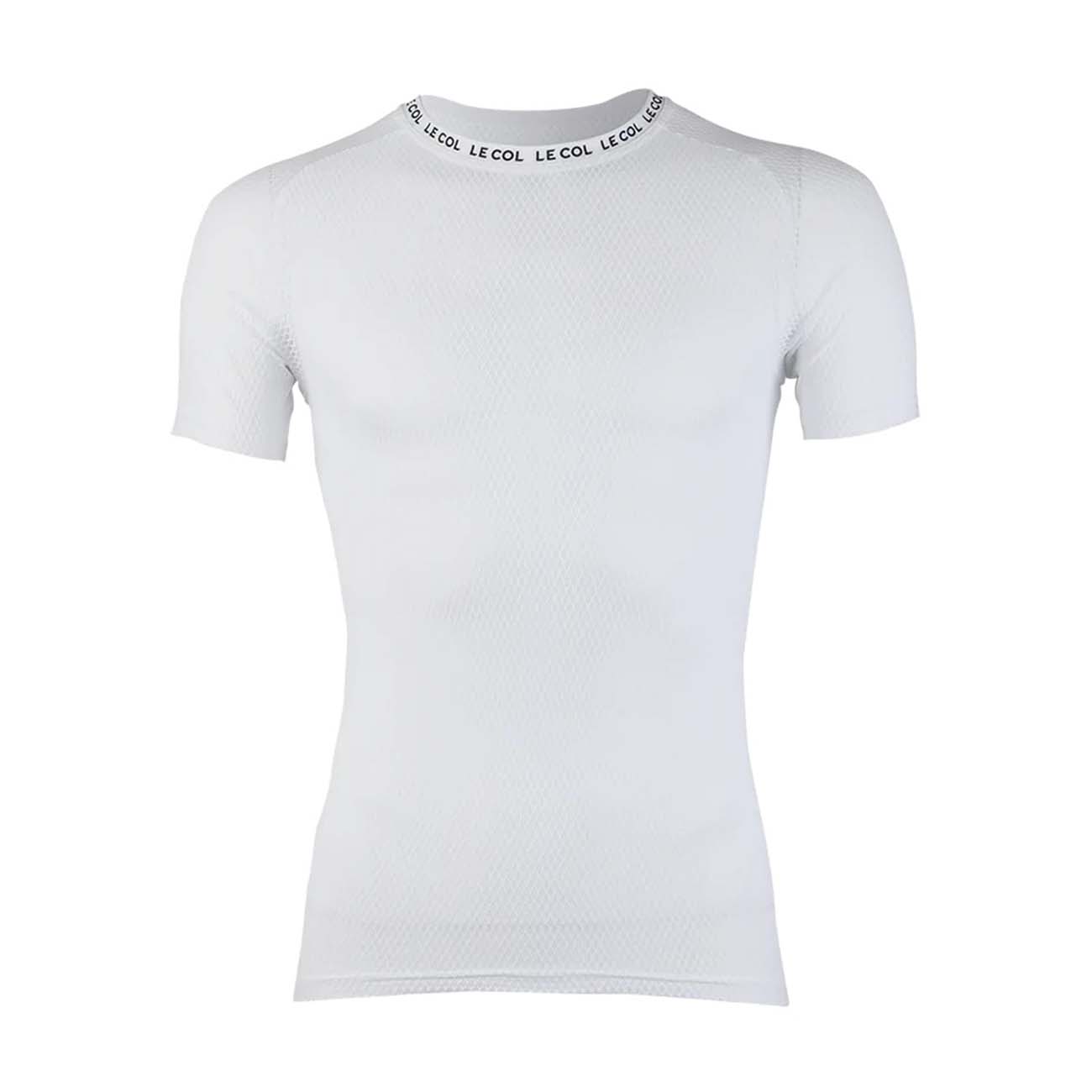 
                LE COL Cyklistické triko s krátkým rukávem - PRO AIR - bílá S
            
