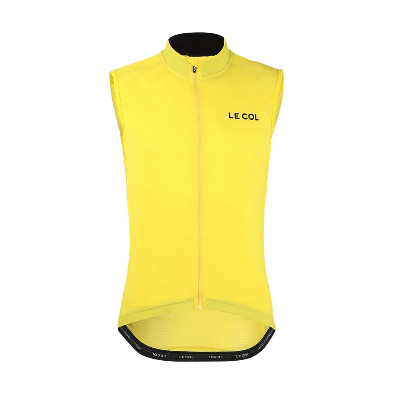 Levně LE COL Cyklistická vesta - SPORT GILET II - žlutá 2XL