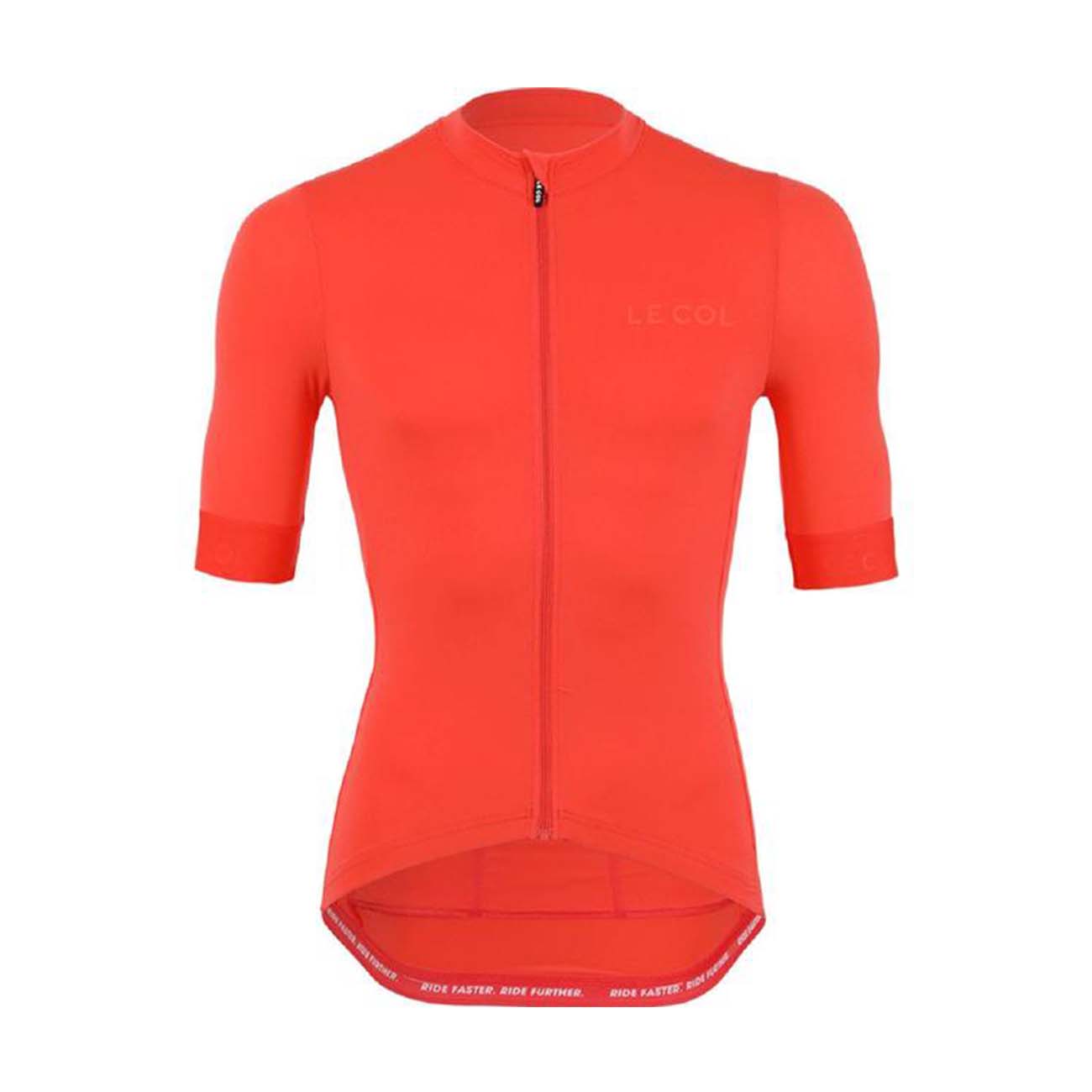 Levně LE COL Cyklistický dres s krátkým rukávem - PRO ECO - oranžová
