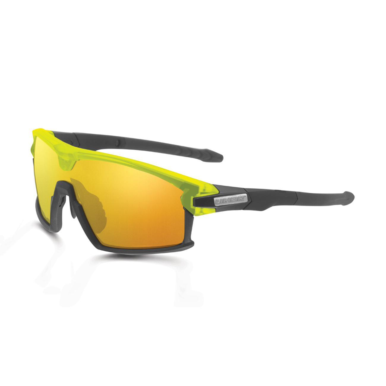 LIMAR Cyklistické brýle - F90 - titánová/žlutá