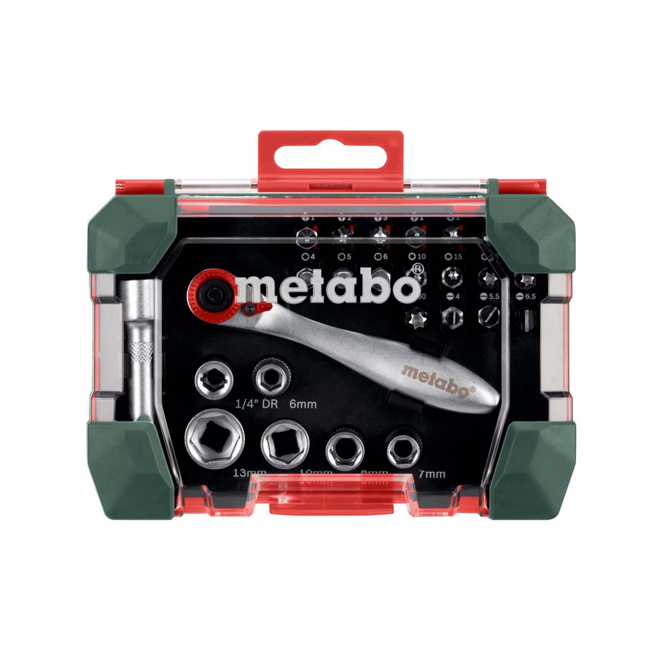 
                METABO Cyklistické nářadí - BIT AND RATCHET BOX - černá
            