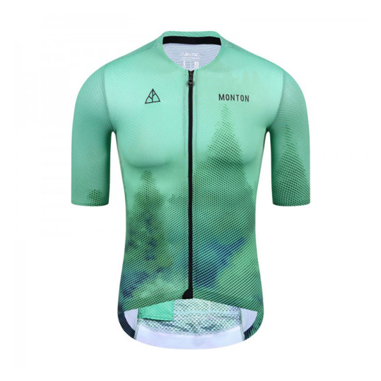 MONTON Cyklistický dres s krátkým rukávem - FOREST - zelená