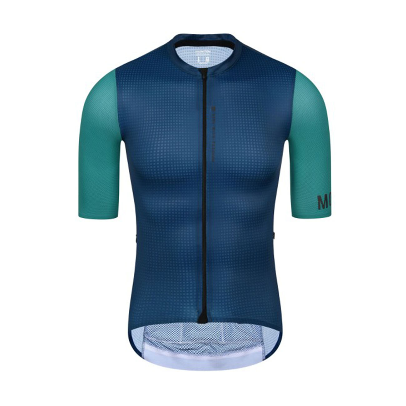 
                MONTON Cyklistický dres s krátkým rukávem - CHECHEN - zelená/modrá S
            