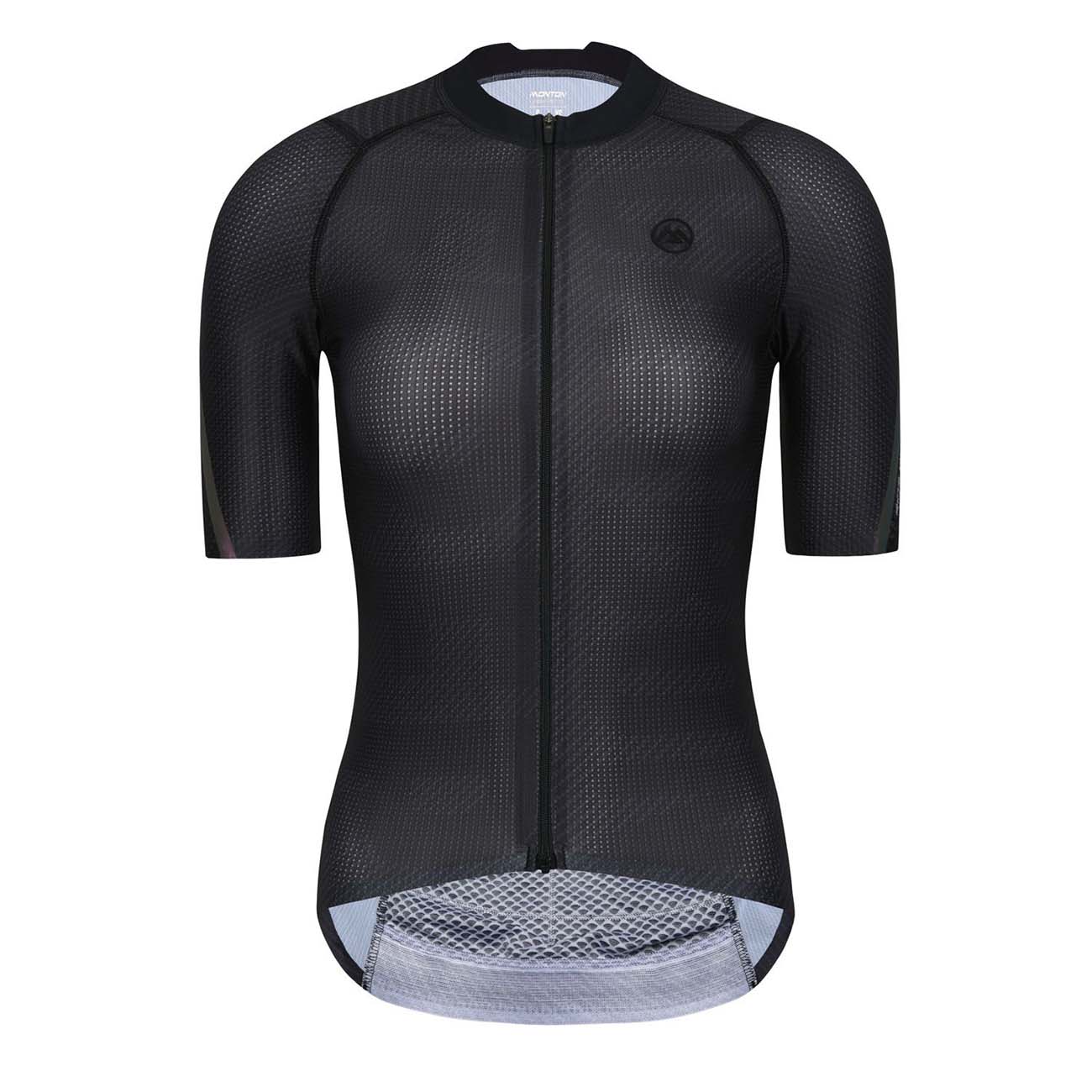 
                MONTON Cyklistický dres s krátkým rukávem - PRO CARBONFIBER LADY - černá XL
            