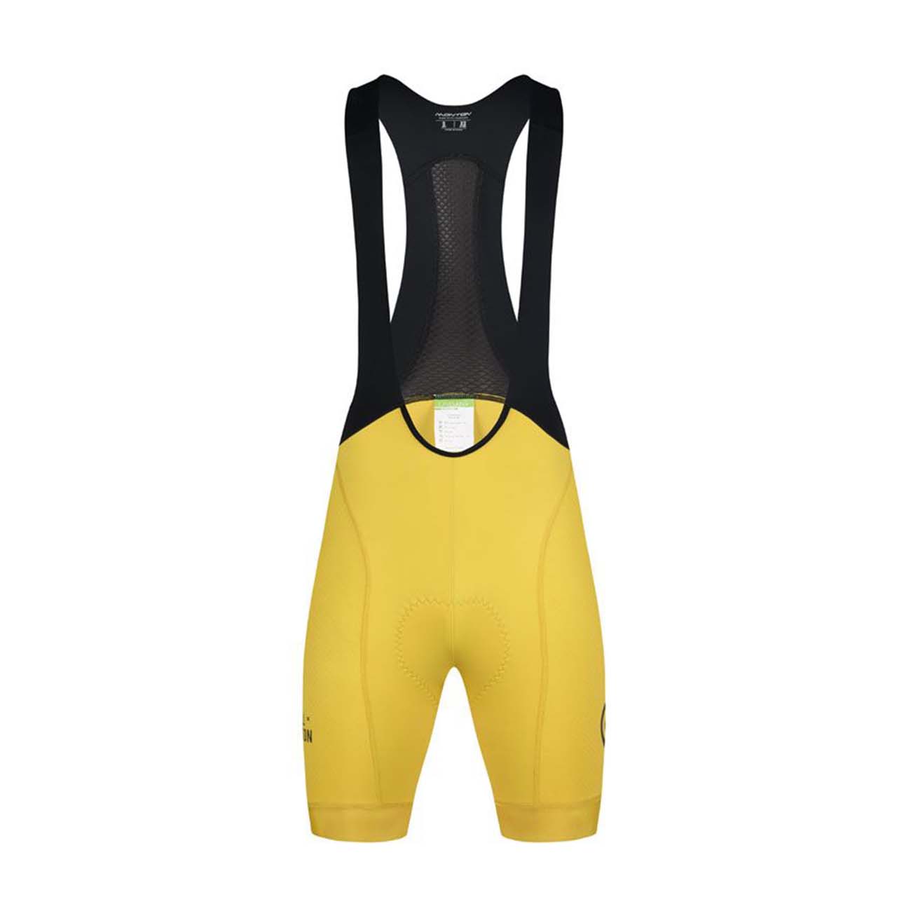 
                MONTON Cyklistické kalhoty krátké s laclem - SKULL - žlutá S
            