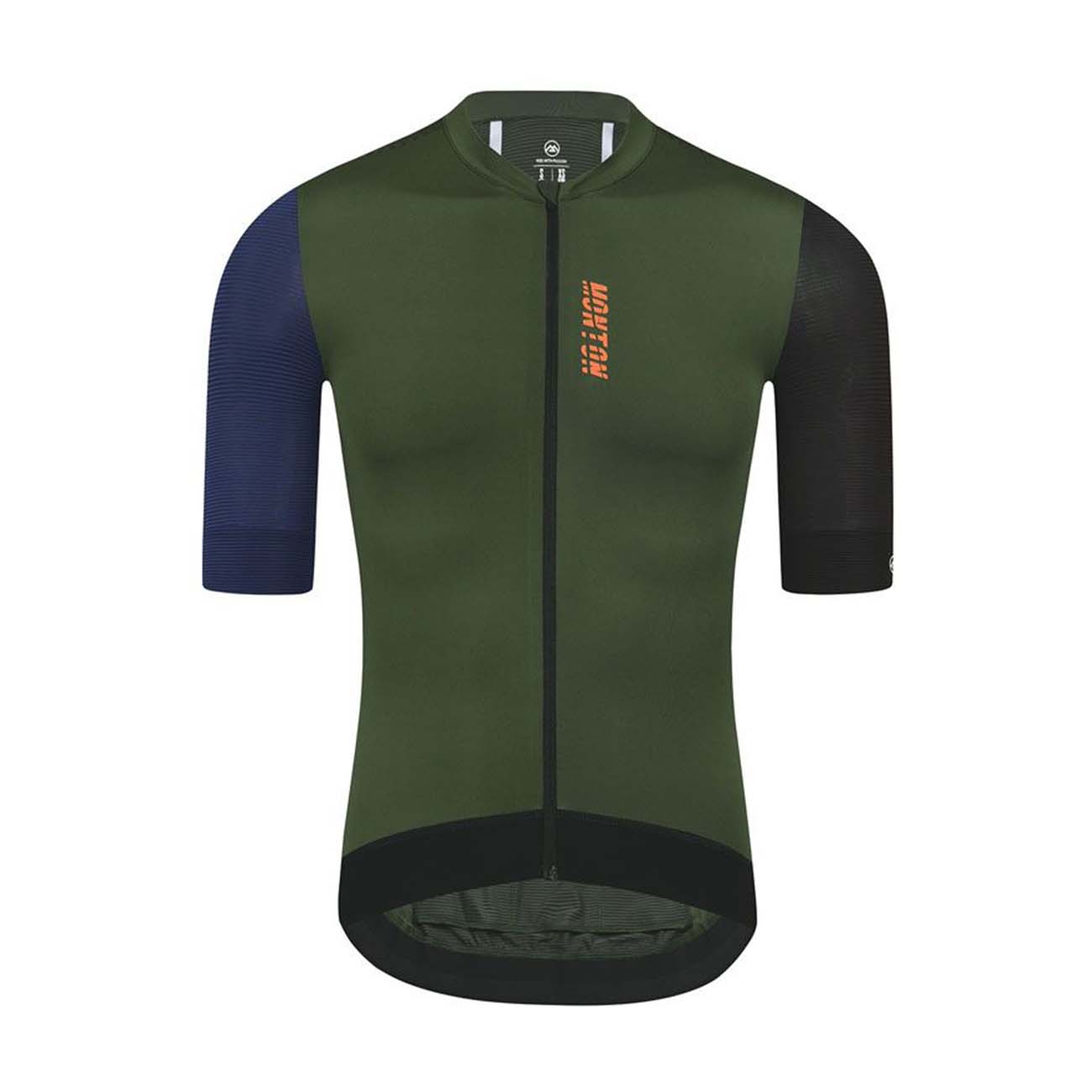 
                MONTON Cyklistický dres s krátkým rukávem - TRAVELER EVO - černá/zelená/modrá
            