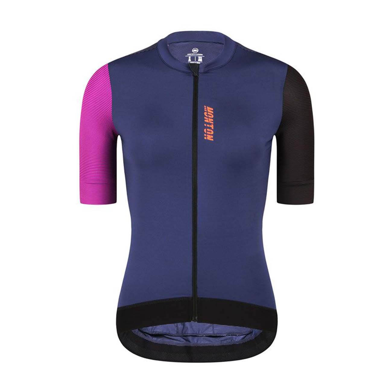 
                MONTON Cyklistický dres s krátkým rukávem - TRAVELER EVO LADY - fialová/modrá/černá XS
            